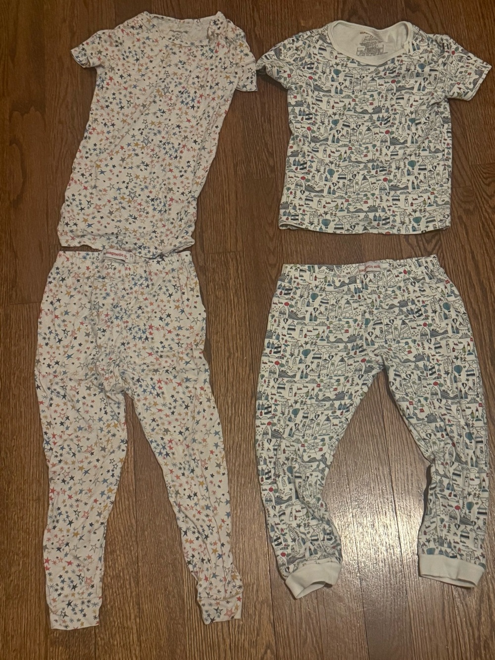 2 sets of Magnetic Me 5Y pajamas